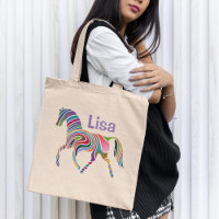 Farbenfrohe Rainbow Horrormonogramm
