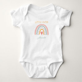 Farbenfrohe Rainbow Illustrative Baby Show Baby Strampler