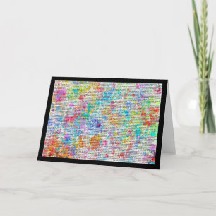 Farbenfrohe Ramblas die Karte