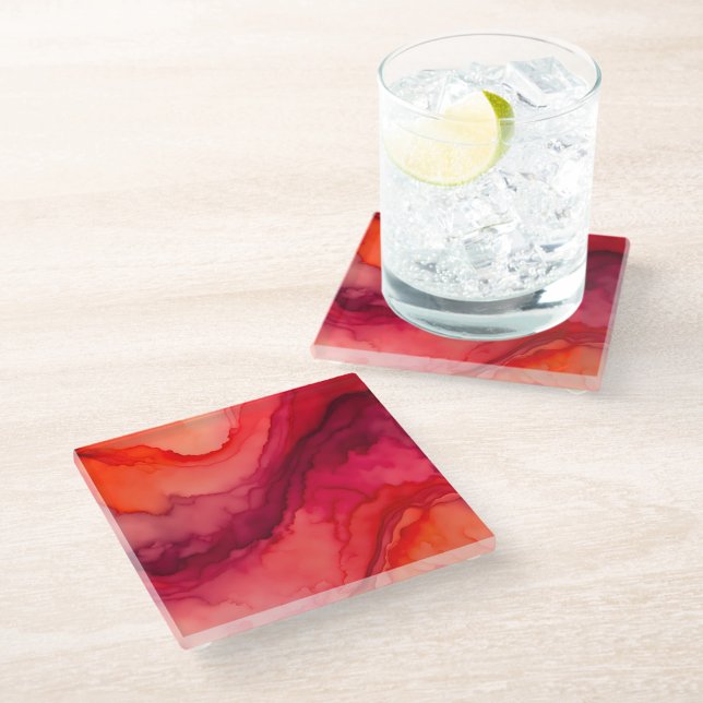 Farbenfrohe Rauch Art Untersetzer (Von Creator hochgeladen)