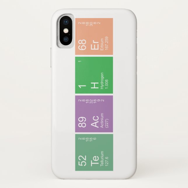 Farbenfrohe regelmäßig erscheinende Lehrerin Case-Mate iPhone Hülle (Rückseite)