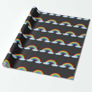 Farbenfrohe Regenbogen Autismus-Bewusstsein Autist Geschenkpapier