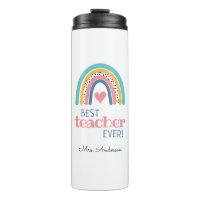 Farbenfrohe Regenbogen Beste Lehrerin je Tote Tasc