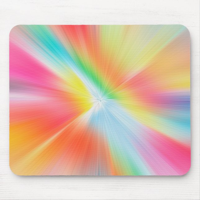 Farbenfrohe Regenbogen-Inspirierte Themengestaltun Mousepad (Vorne)