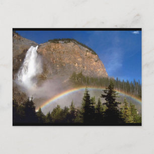 Farbenfrohe Regenbogen Naturpark California Postkarte