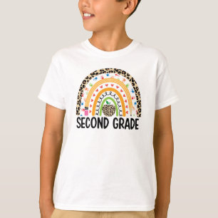 Farbenfrohe Regenbogen zweiter Klasse T-Shirt
