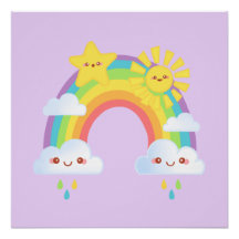 Farbenfrohe Regenbogenästhetik