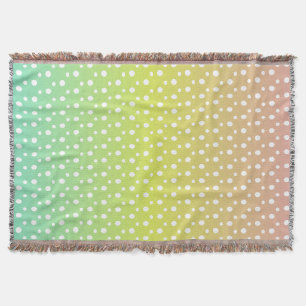 Farbenfrohe Regenbogenblasen Decke