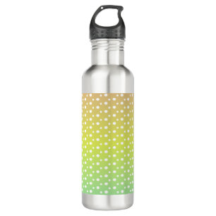 Farbenfrohe Regenbogenblasen Edelstahlflasche