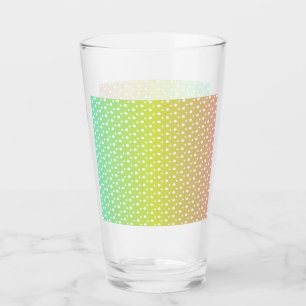 Farbenfrohe Regenbogenblasen Glas