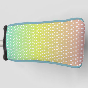 Farbenfrohe Regenbogenblasen Golf Headcover