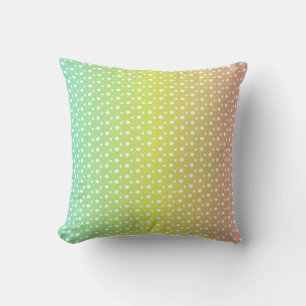 Farbenfrohe Regenbogenblasen Kissen