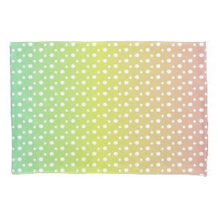 Farbenfrohe Regenbogenblasen Kissenbezug