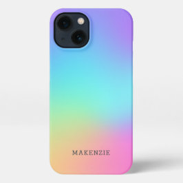 Farbenfrohe Regenbogenfarben abstrakte Muster iPho iPhone Hülle