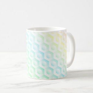 Farbenfrohe Regenbogenfarben Kaffeetasse