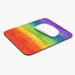 Farbenfrohe Regenbogenfarben Moderne Mousepad<br><div class="desc">Rainbow Watercolor Farbenfrohe Moderne Mauspad für Ihren täglichen Büroeinsatz. Perfekt als Geschenk für Freunde und Familie</div>