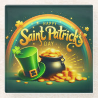 Farbenfrohe Regenbogengold St. Patrick's Day