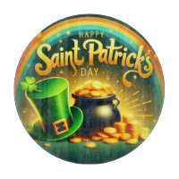 Farbenfrohe Regenbogengold St. Patrick's Day