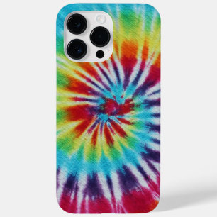 Farbenfrohe Regenbogenspirale Gefärbte Krawatte Case-Mate iPhone 14 Pro Max Hülle