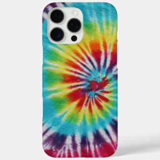 Farbenfrohe Regenbogenspirale Gefärbte Krawatte iPhone 16 Pro Max Hülle