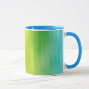 Farbenfrohe Regenbogenstreifen Tasse