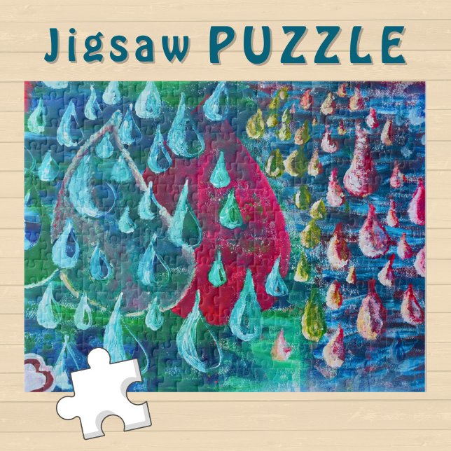 Farbenfrohe Regenfälle Gemälde an einer Graffiti-W (Von Creator hochgeladen)