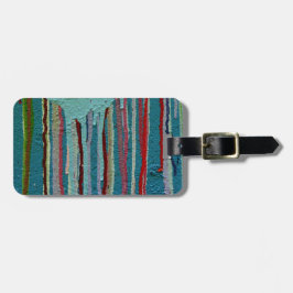 Farbenfrohe Reise-Tag. Gepäckanhänger