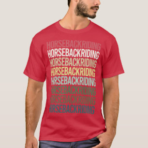 Farbenfrohe Reittour T-Shirt