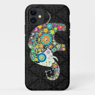 Farbenfrohe Retro-Blume Elefantendesign Case-Mate iPhone Hülle
