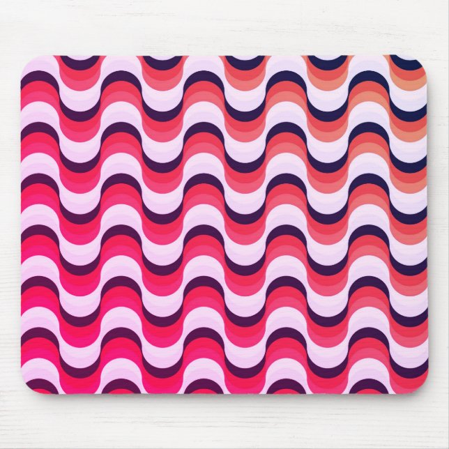 Farbenfrohe Retro Fifties Abstrakt #2 Mousepad (Vorne)