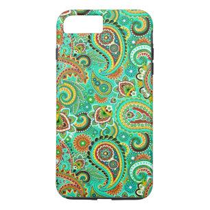 Farbenfrohe Retro Paisley 2a Case-Mate iPhone Hülle