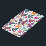 Farbenfrohe Retro-Schmetterlinge und Blume-Muster iPad Mini Hülle<br><div class="desc">Coole farbige Retro-Schmetterlinge und Blume Muster Benutzerdefiniert und optionale Monogramm-Version erhältlich per E-Mail. Design ist auf anderen Produkten erhältlich und kann bei jedem von Zazzle angebotenen Produkt angefordert werden.</div>