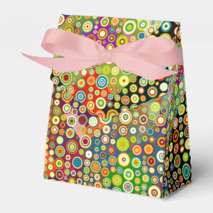 Farbenfrohe Retro Spots + Ihre Idee Geschenkschachtel