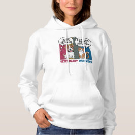Farbenfrohe Retro Vintage Tierarzneimittel T - Shi Hoodie