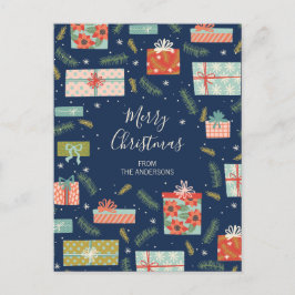 Farbenfrohe Retro Weihnachten