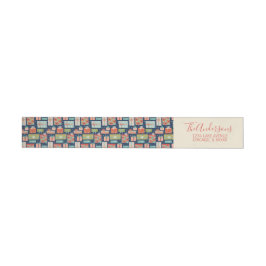 Farbenfrohe Retro Weihnachten-Geschenkboxen