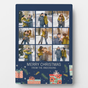 Farbenfrohe Retro Weihnachten Geschenkboxen 9 Foto Fotoplatte