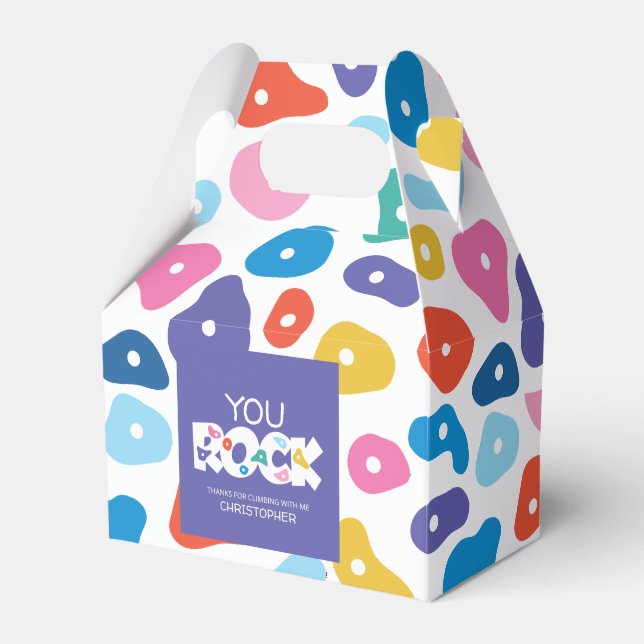 Farbenfrohe Rock Climbing Foot Holdings Geschenkschachtel (Vorderseite)