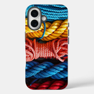 Farbenfrohe Rope iPhone/iPad Gehäuse iPhone 16 Hülle