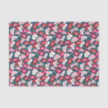 Farbenfrohe rosa rote Fun-Blumenmuster