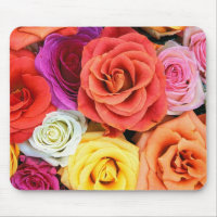 Farbenfrohe Rose Muster