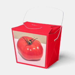 Farbenfrohe rote Tomate 4Clara Geschenkschachtel