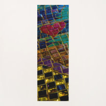 Farbenfrohe Rotes Herz Mosaik