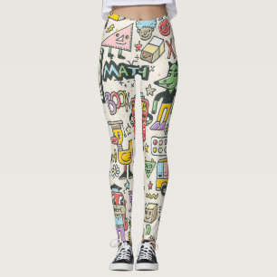 Farbenfrohe Rückkehr zu Schuldoodles Leggings