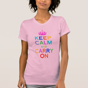 Farbenfrohe Ruhe bewahren und weiterführen T-Shirt