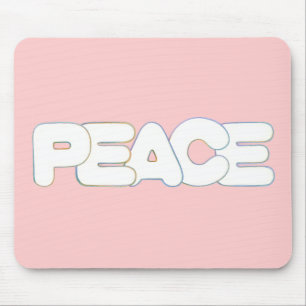 Farbenfrohe Ruhe, das Wort, Mousepads
