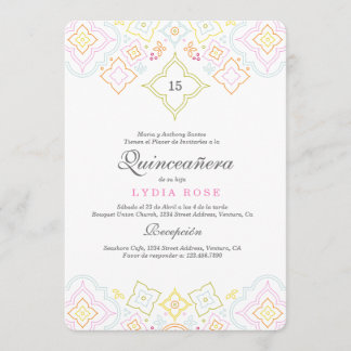 farbenfrohe Ruhe Einladung