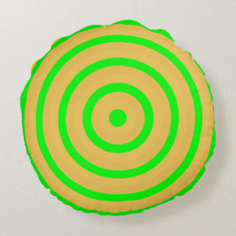Farbenfrohe Rundkissen mit Circle Design Rundes Kissen