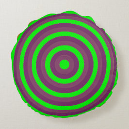 Farbenfrohe Rundkissen mit Circle Design Rundes Kissen