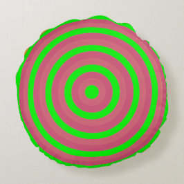 Farbenfrohe Rundkissen mit Circle Design Rundes Kissen